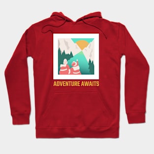 Adventure t-shirt - hiking t-shirt, adventure awaits Hoodie